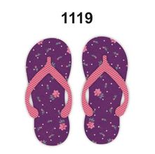 Molde Stencil Chinelo em PVC 15x20cm - Fast Patch
