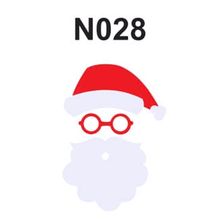 Molde Stencil Papai Noel em PVC 15x20cm - Fast Patch