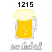 Molde Stencil Cerveja em PVC 15x20cm - Fast Patch