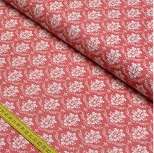 Tecido Estampado para Patchwork - Beautiful Smile: Damask Cereja (0,50x1,40)