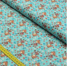 Tecido Estampado para Patchwork - Estilotex Luxo: Anne Cor 02 (0,50x1,50)