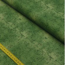 Tecido Estampado para Patchwork - 50 Tons Arabesco Verde Escuro Cor 29 (0,50x1,40)