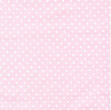 Tecido Fast Patch Termodinâmico 24x35cm - Poá Rosa Suave e Branco