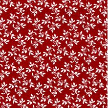 Tecido Fast Patch Termodinâmico 24x35cm - Estampado Acácias Vermelho