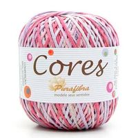 Linha Cores Multicolor 100g 4050 mescla rosa e lilás