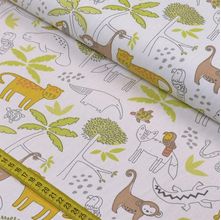 Tecido Estampado para Patchwork - Fauna Brasileira by Mariana Curti: Fauna de Bichos (0,50x1,40)