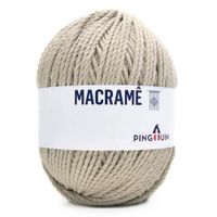 Linha Macramê 400g - Pingouin 4751 areia da praia
