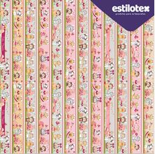 Tecido Estampado para Patchwork - Páscoa: Quero Ser Coelho Barrados Cor 01 (0,50x1,40)