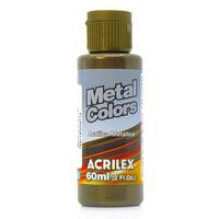 Tinta Acrilica Metal Colors Acrilex 60ml 644 - ouro negro