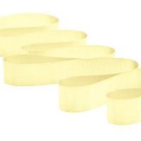 Fita de Cetim Nº 01 7mm com 10 Metros - Fitas Progresso - 2 1389 amarelo bebê