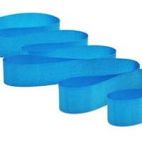 Fita de Cetim Nº 01 7mm com 10 Metros - Fitas Progresso - 2 1390 azul médio