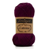 Fio Catona Scheepjes 50g 128 tyrian purple