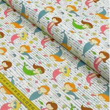 Tecido Estampado para Patchwork - Mermaid: Mermaid (0,50X1,40)