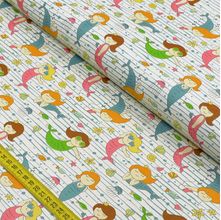 Tecido Estampado para Patchwork - Mermaid: Mermaid (0,50X1,40)