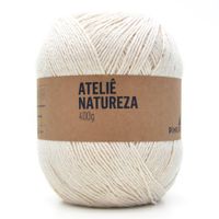 Barbante Ateliê Natureza Pingouin 400g 001 natural