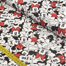 Tecido Estampado para Patchwork - Disney: Minnie Multiplas (0,50x1,50)