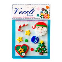 Botão Feito a Mão Veceli - Kit Noel