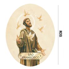 Aplique de MDF e Papel - São Franscisco - APM10 - 028