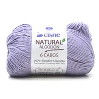 Fio Cisne Natural Algodón 6 Cabos 100g - 100% Algodão 00051 - lilás