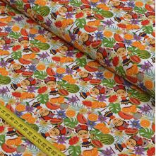 Tecido Estampado para Patchwork - Frida Kahlo: Multicor (0,50x1,40)