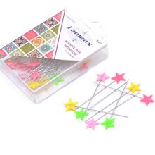 Alfinete Cabeça Estrela Lanmax - 50 unidades