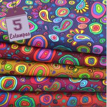 Kit de Tecido Balls Cores Quentes I (30x70) 5 Estampas