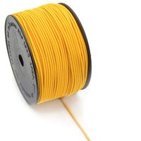 Elástico Roliço Colorido nº 15 (2,8mm) - 100 metros Amarelo ouro