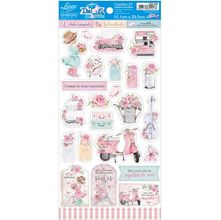 Apliques Recortados em Papel Die Cuts - Mon Monde Rose - LDC-020