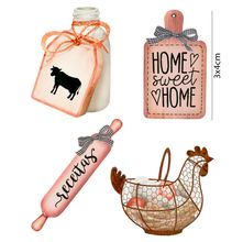 Aplique de MDF e Papel - Country - APM3-286
