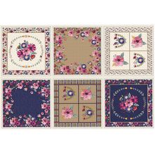 Tecido Estampado para Patchwork - Elegance: Almofada (1,00x1,50)