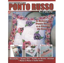 Revista Ponto Russo Crochê Ed. Telanipo nº 09