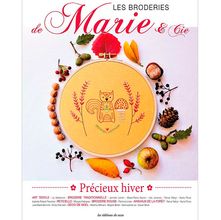 Livro Les Broderies de Marie & Cie nº 16 - Précieux Hiver (Os Bordados de Marie & Cie - Precioso Inverno nº 16)