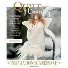 Livro Quilt Country - Inspiration Scandinave nº 01 (Quilt Country - Inspiração Escandinava nº 01)