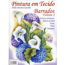 Revista Pintura em Tecido Nella Davini Coccolin Barrados - Volume 2