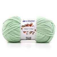 Fio Cisne Fast Fini 100g 206 verde bebê