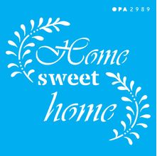 Stencil Opa 10 x 10 cm - Home Sweet Home - 2989