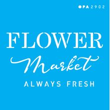 Stencil Opa 10 x 10 cm - FarmHouse Flower Market - 2902