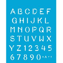 Stencil Opa 20 x 25 cm - Alfabeto - 477