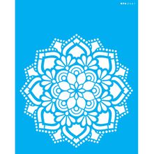 Stencil Opa 20 x 25 cm - Mandala Flor Renda - 2461