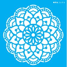 Stencil Opa 14 x 14 cm - Mandala Flor de Lótus - 2696