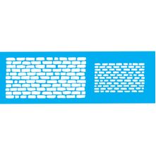 Stencil Opa 10 x 30 cm - Tijolos III - 1084