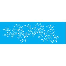 Stencil Opa 10 x 30 cm - Galhos com Folhas - 1353