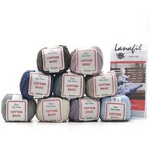 Kit de Tricô Manta para Bebê Cotton Basic 50g - Lanafil