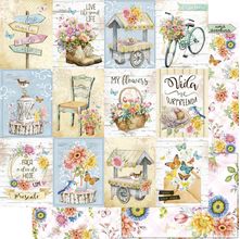 Folha para Scrapbook Dupla Face - Coleção Encanto - SD-1162