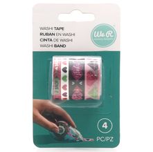 Kit Fita Adesiva Washi Tapes Teen - 4 unidades