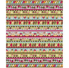 Tecido Estampado Para Patchwork - Barrados Sundae Cor 2405 (0,50X1,40)