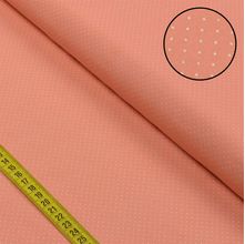 Tecido Estampado Para Patchwork - Composê Poá Coral Cor 2382 (0,50X1,40)