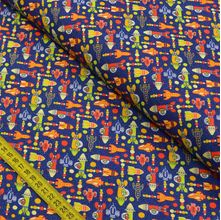 Tecido Estampado Para Patchwork - Foguetes Cor 2365 (0,50X1,40)