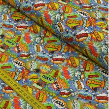 Tecido Estampado Para Patchwork - Cartoon Cor 2366 (0,50X1,40)