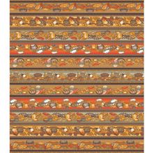 Tecido Estampado Para Patchwork - Barrado Pães Cor 2407 (0,50X1,40)